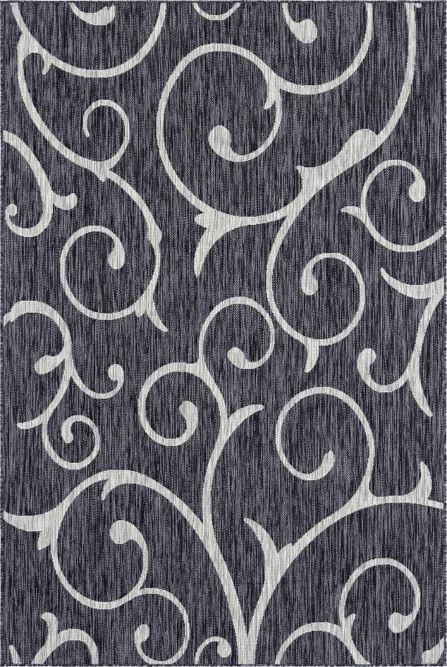 Detail image of 6' x 9' Easy-Clean Botanical Indoor / Outdoor Rug