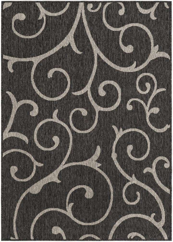 4' x 6' Easy-Clean Botanical Indoor / Outdoor Rug