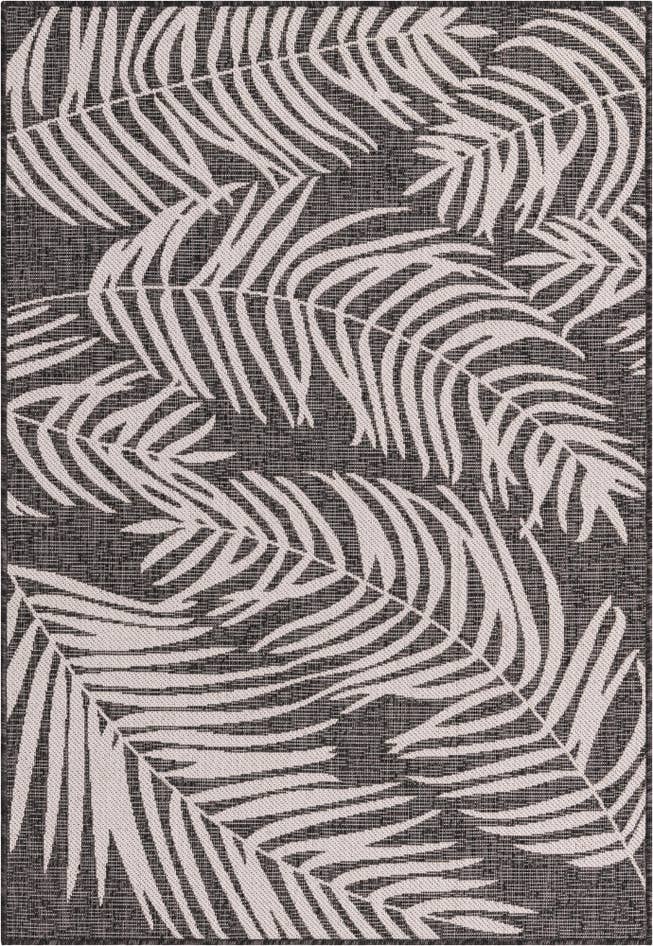Detail image of 4' x 6' Easy-Clean Botanical Indoor / Outdoor Rug