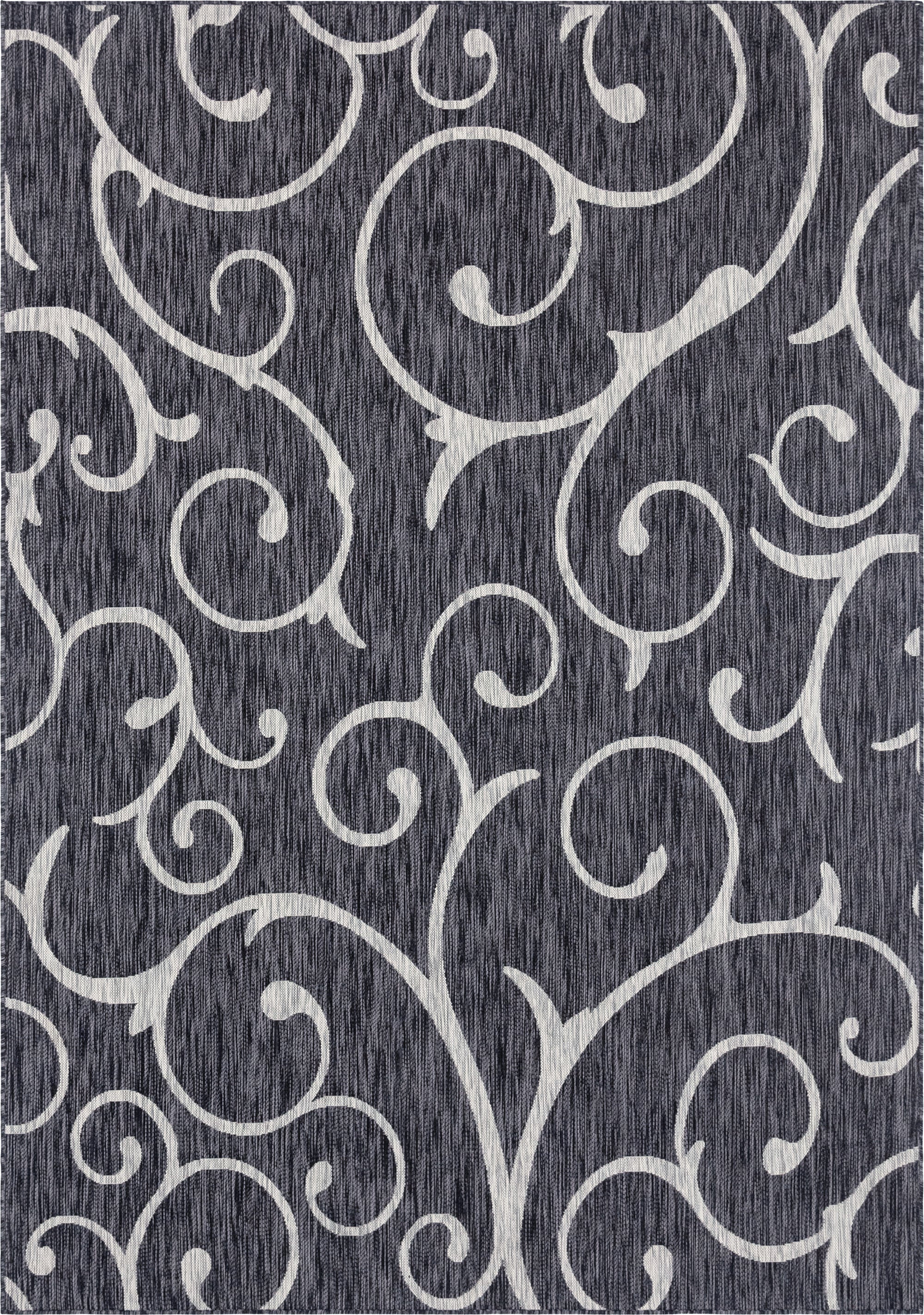 7' 10 x 11'  Washable Botanical Indoor / Outdoor Rug