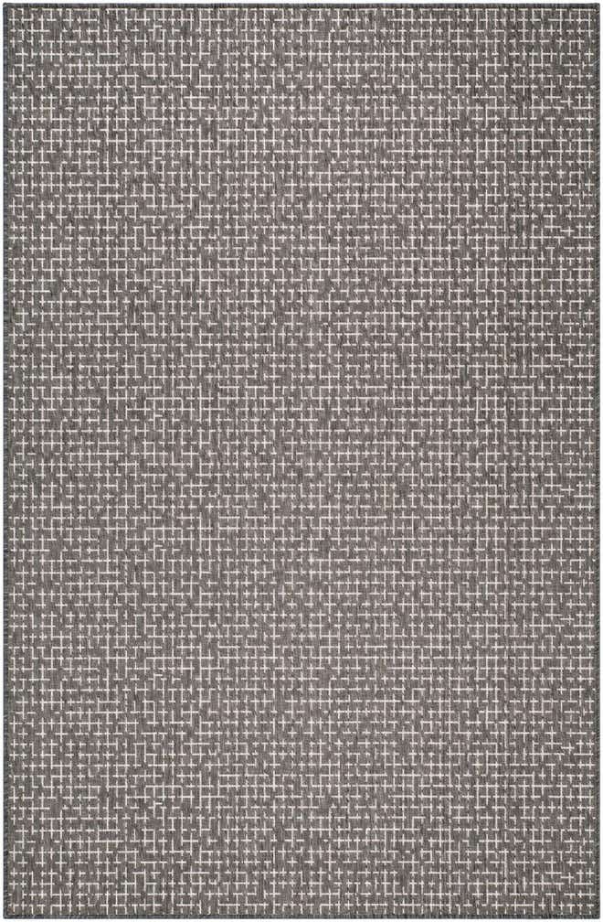 5' 3 x 8' Easy-Clean Checkered Indoor / Outdoor Rug