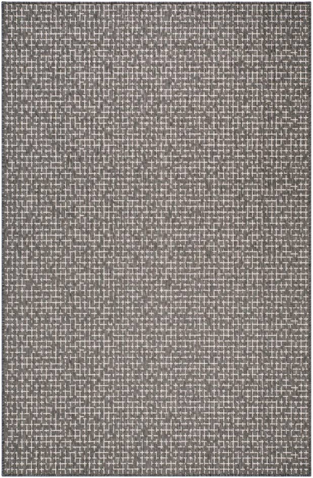 Detail image of 5' 3 x 8' Easy-Clean Checkered Indoor / Outdoor Rug