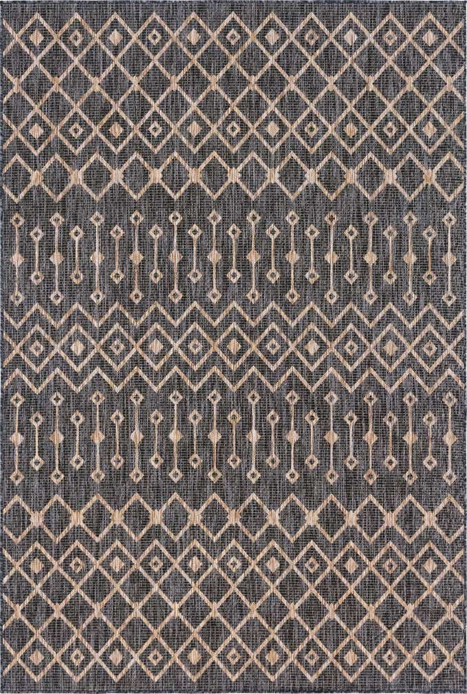 6' x 9' Easy-Clean Lattice Indoor / Outdoor Rug