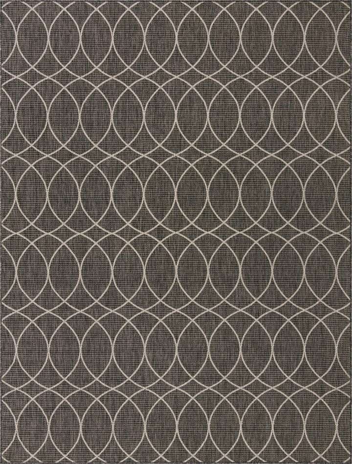 9' x 12' Easy-Clean Lattice Indoor / Outdoor Rug