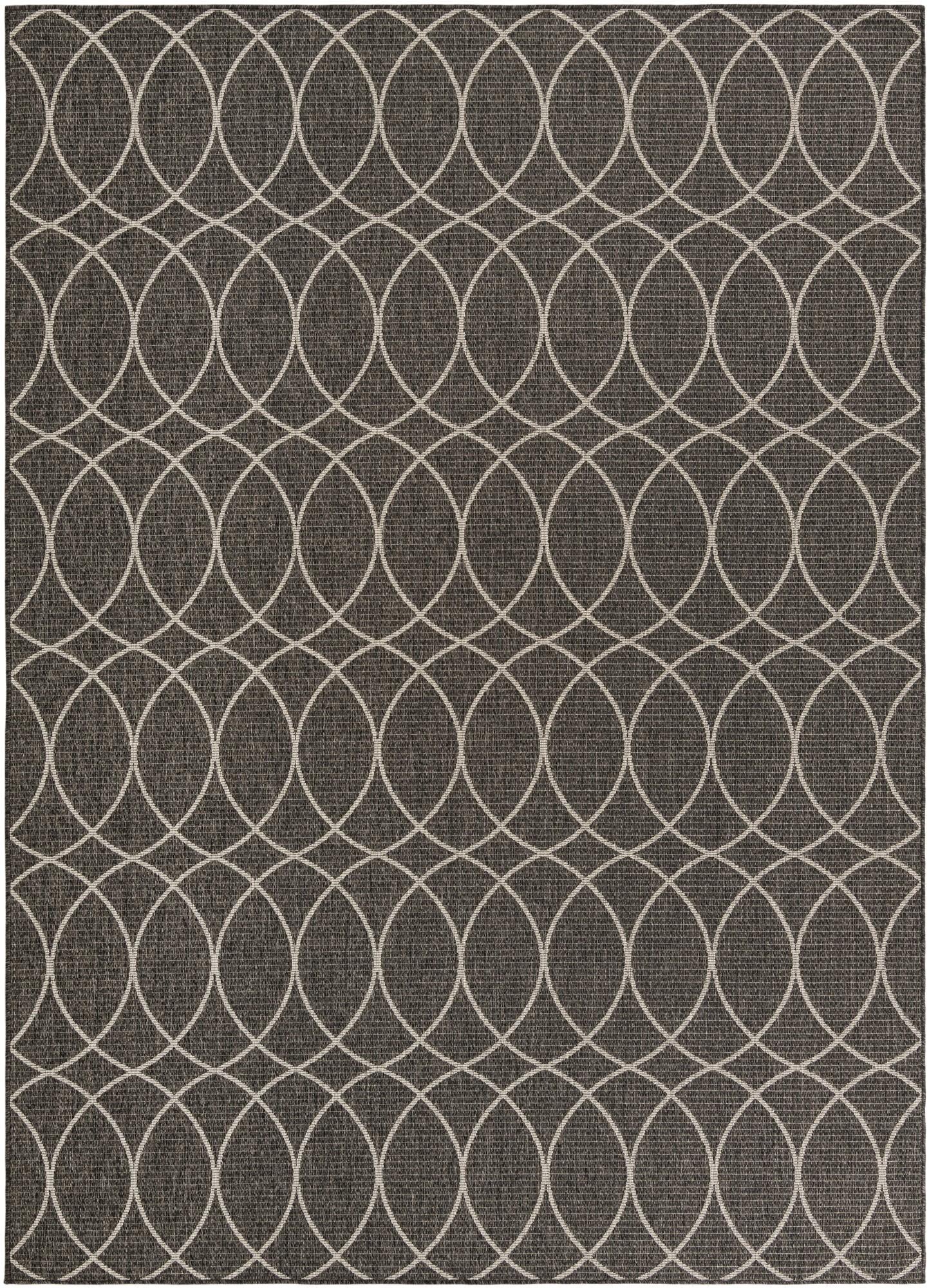 7' 10 x 11' Easy-Clean Lattice Indoor / Outdoor Rug