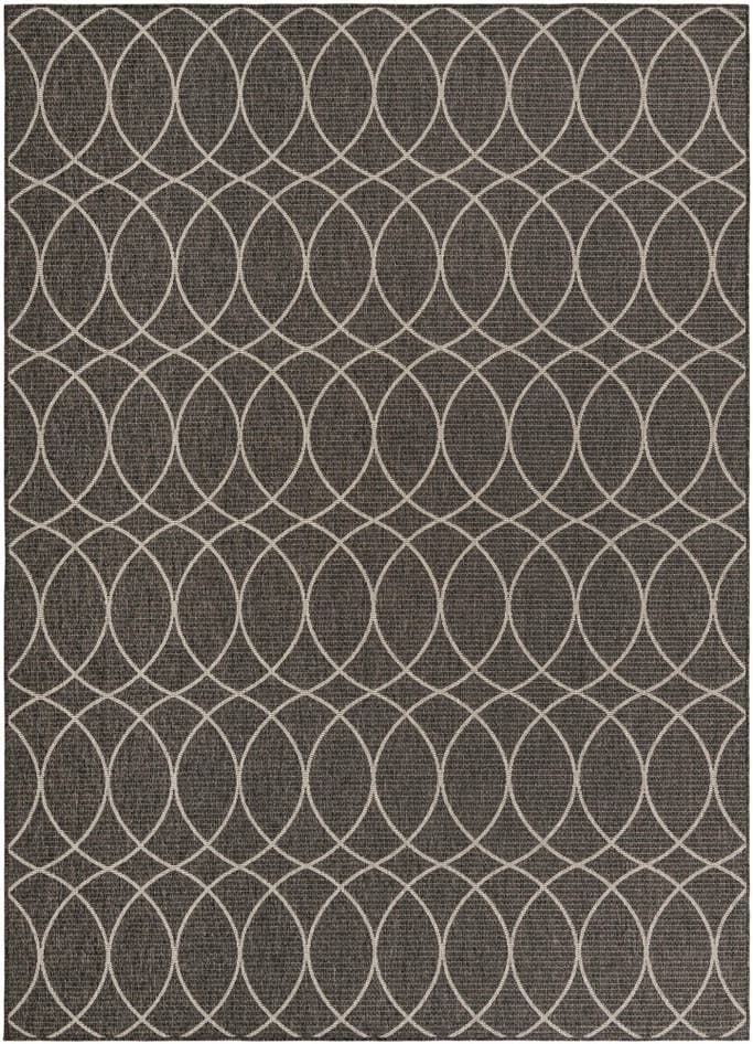 Detail image of 240cm x 335cm Easy-Clean Lattice Indoor / Outdoor Rug