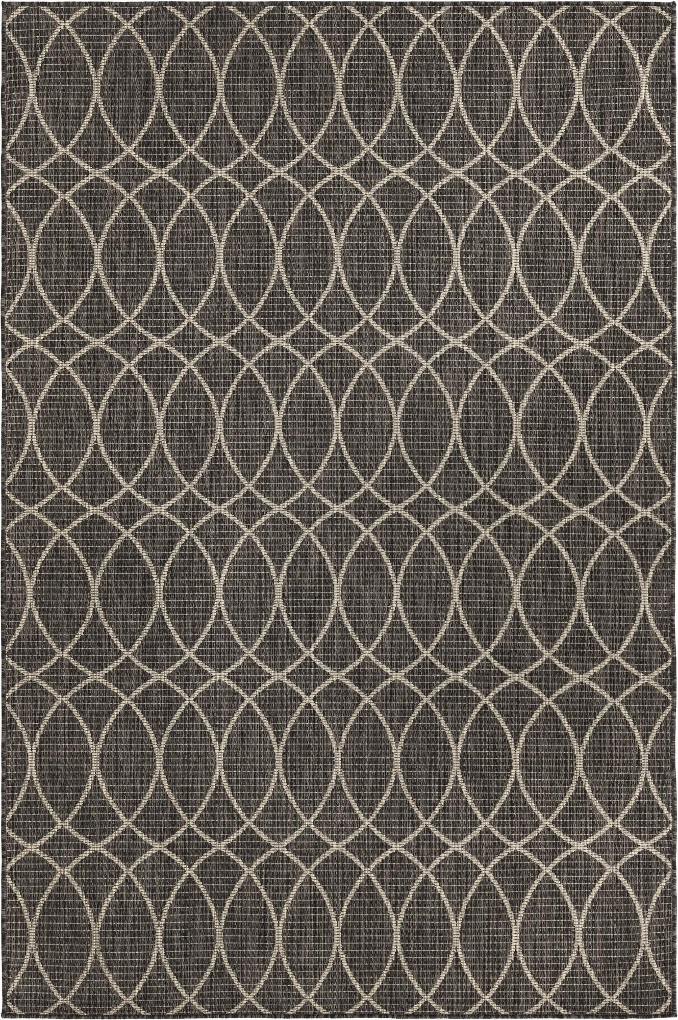 5' 3 x 8' Easy-Clean Lattice Indoor / Outdoor Rug