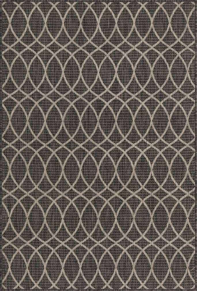 4' x 6' Easy-Clean Lattice Indoor / Outdoor Rug