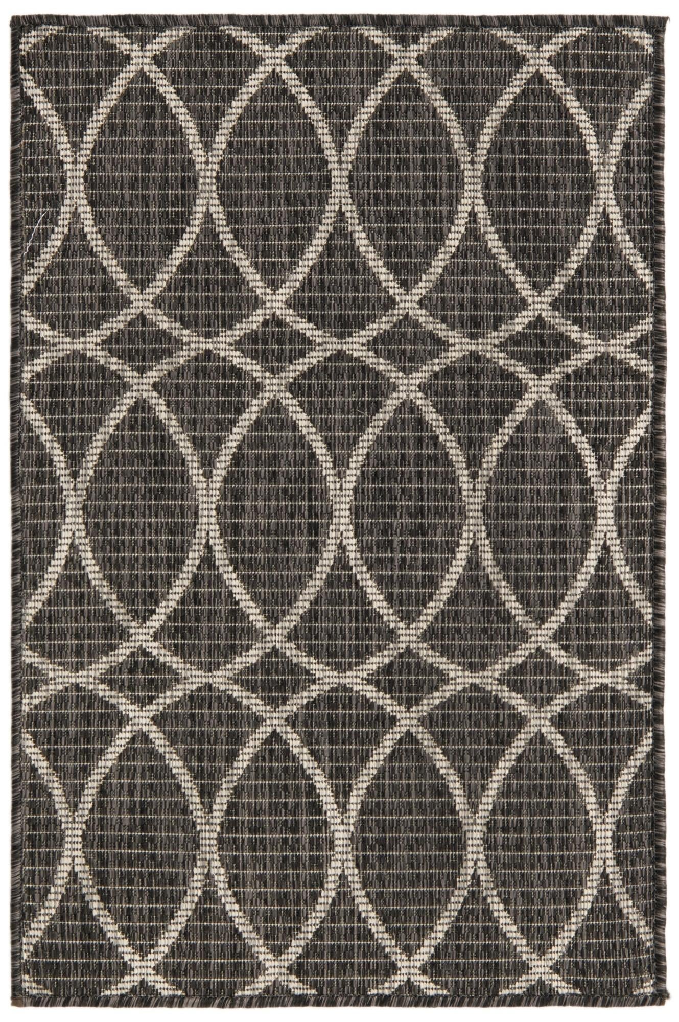 2' x 3' Easy-Clean Lattice Indoor / Outdoor Rug