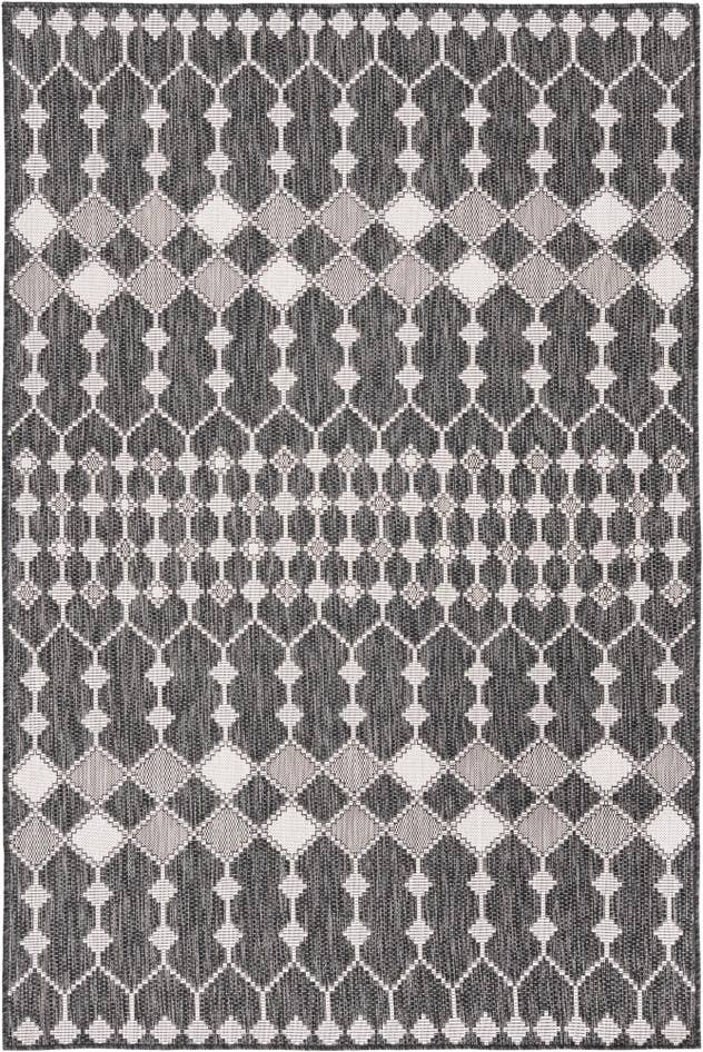 Detail image of 160cm x 245cm Easy-Clean Lattice Indoor / Outdoor Rug