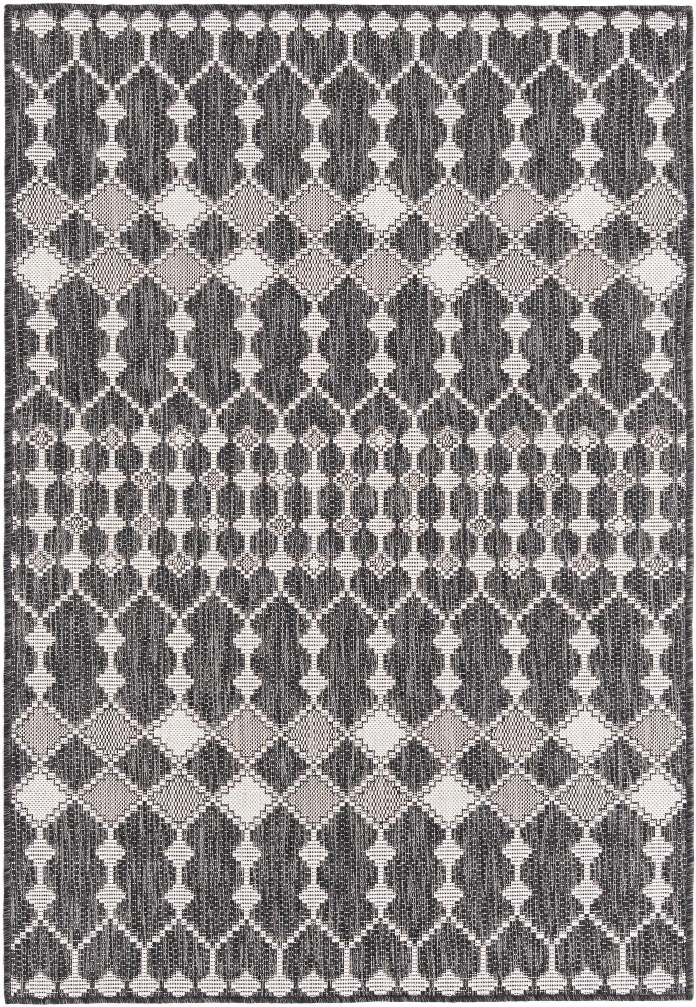 4' x 6' Easy-Clean Lattice Indoor / Outdoor Rug