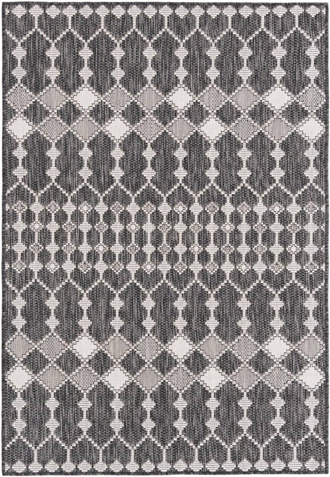 Detail image of 4' x 6' Easy-Clean Lattice Indoor / Outdoor Rug