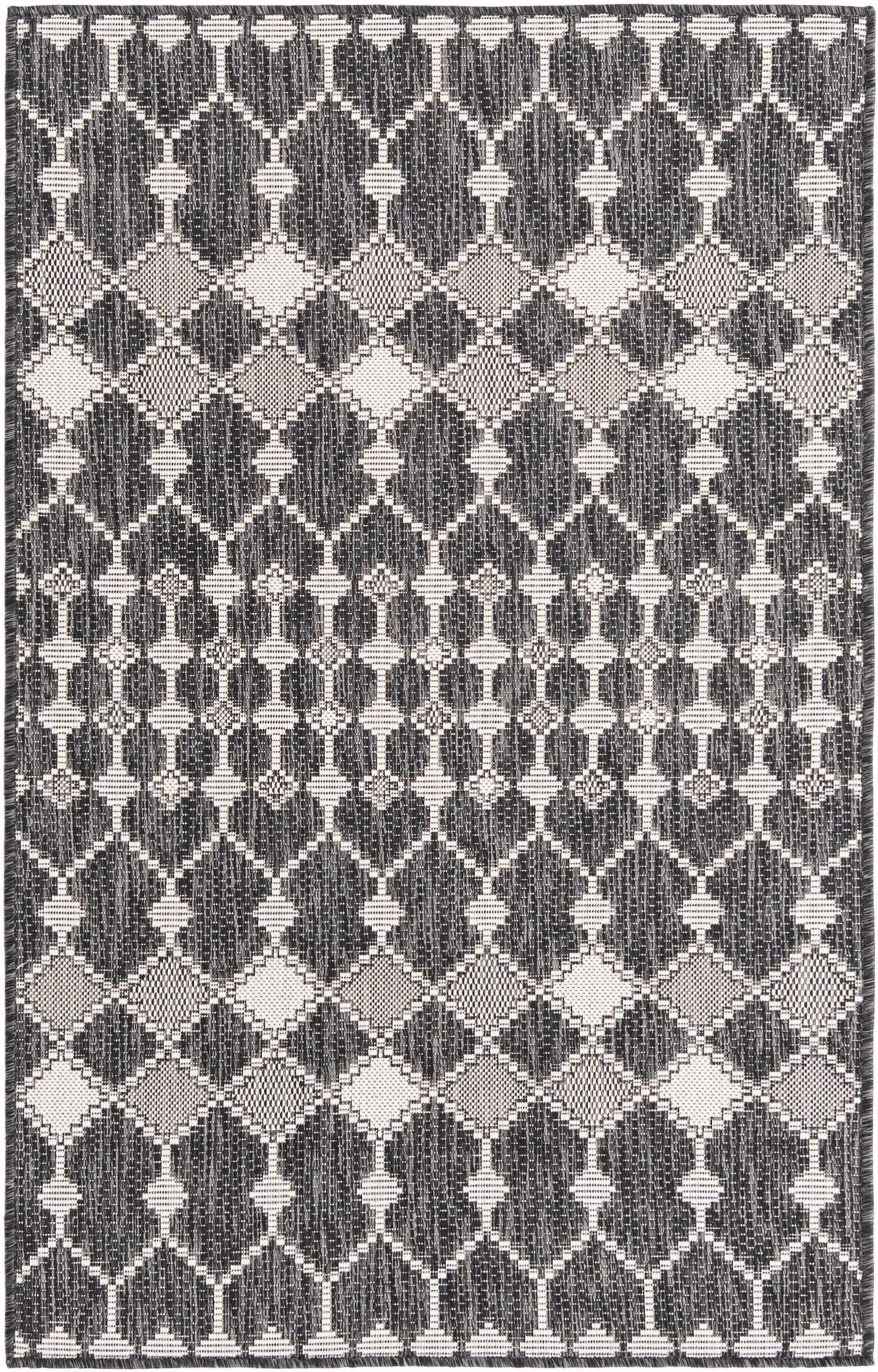 3' x 5' 3 Easy-Clean Lattice Indoor / Outdoor Rug