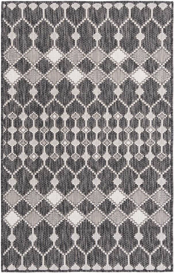 Detail image of 95cm x 160cm Easy-Clean Lattice Indoor / Outdoor Rug