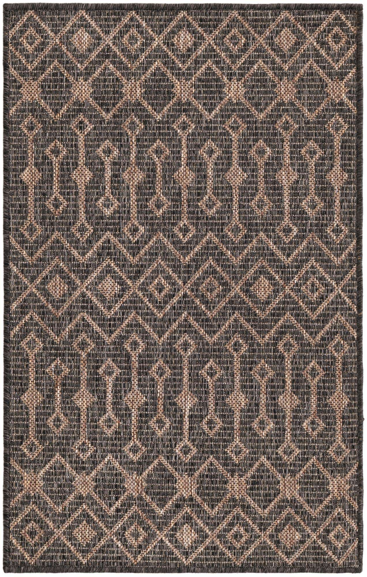 2' x 3' Easy-Clean Lattice Indoor / Outdoor Rug