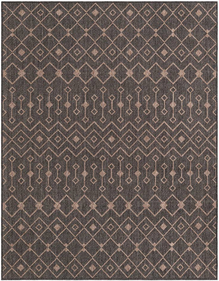 Detail image of 5' 3 x 7' Easy-Clean Lattice Indoor / Outdoor Rug