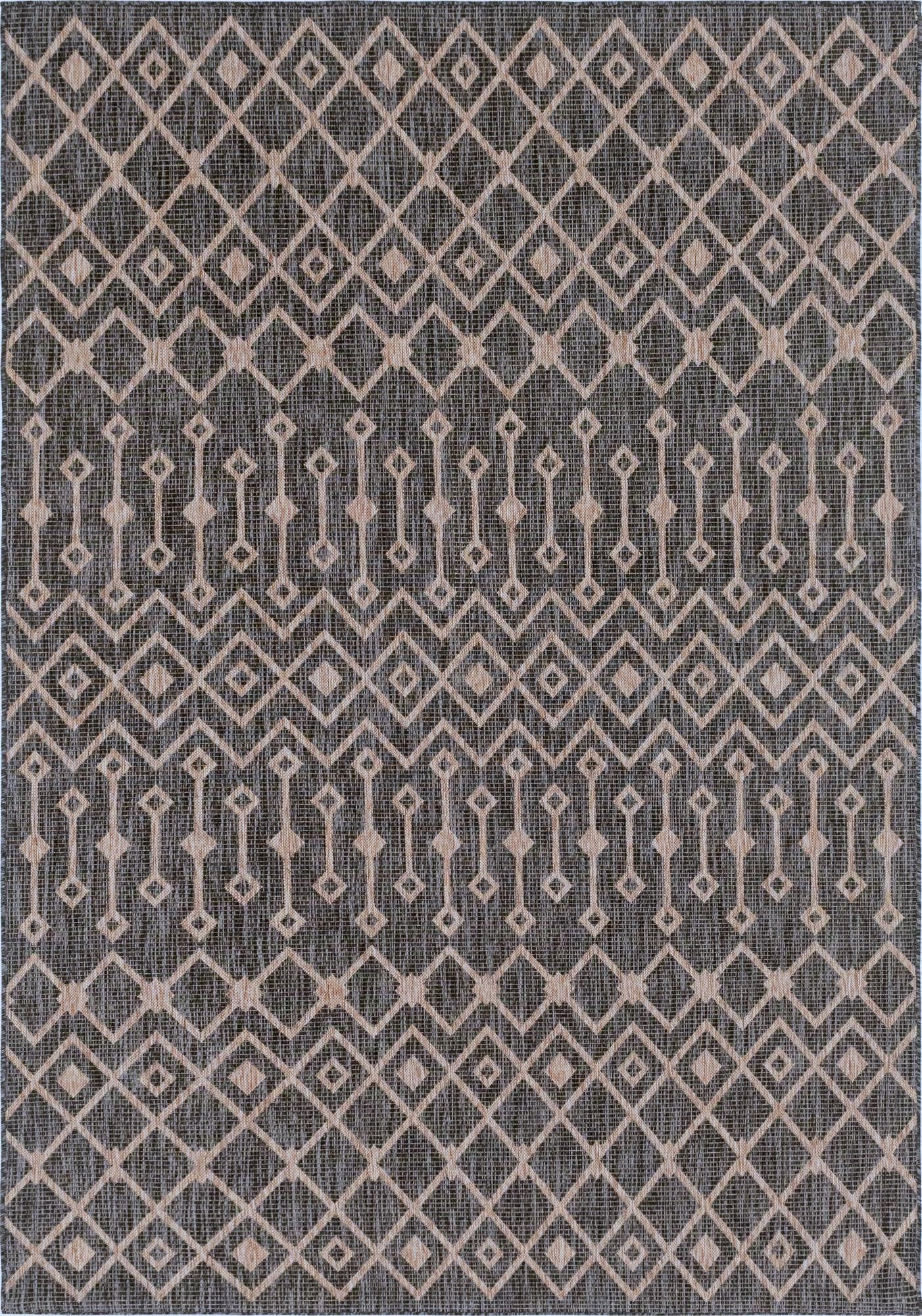 7' x 10' Washable Lattice Indoor / Outdoor Rug