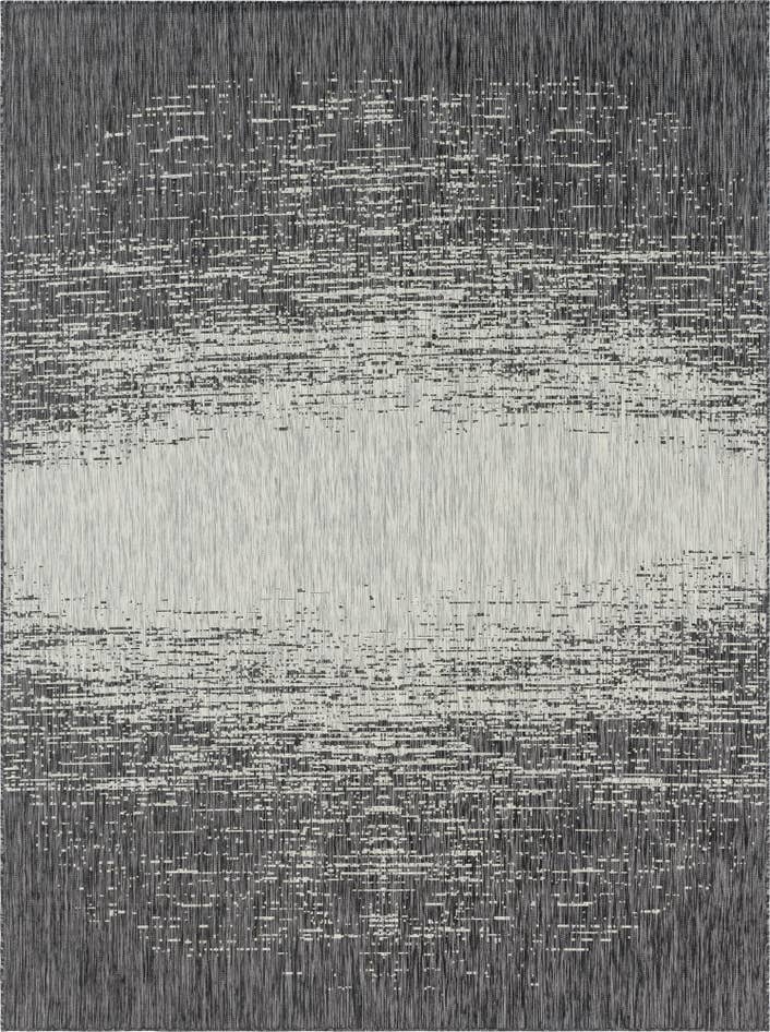 Detail image of 9' x 12' Easy-Clean Modern Indoor / Outdoor Rug