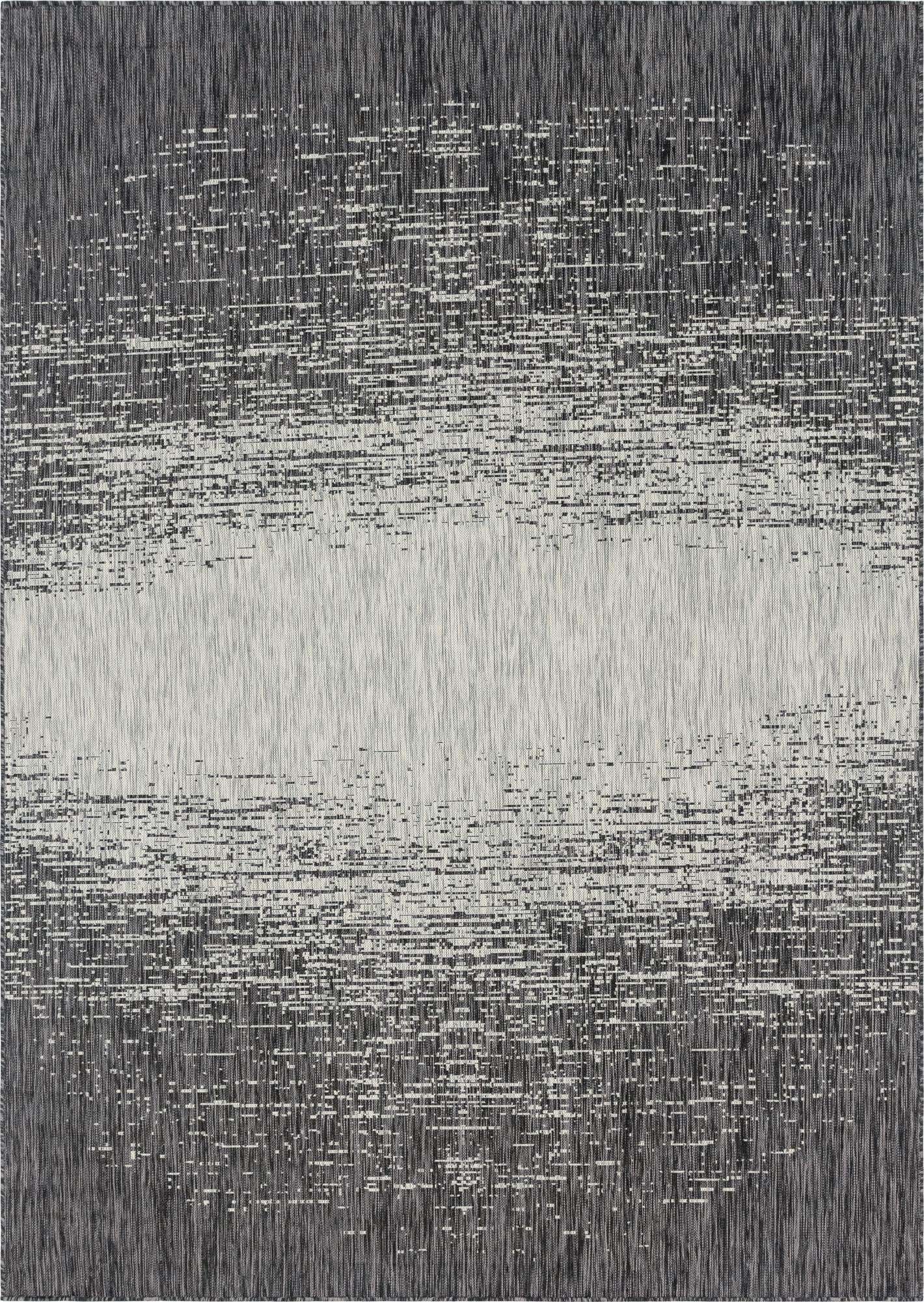 7' 10 x 11' Easy-Clean Modern Indoor / Outdoor Rug