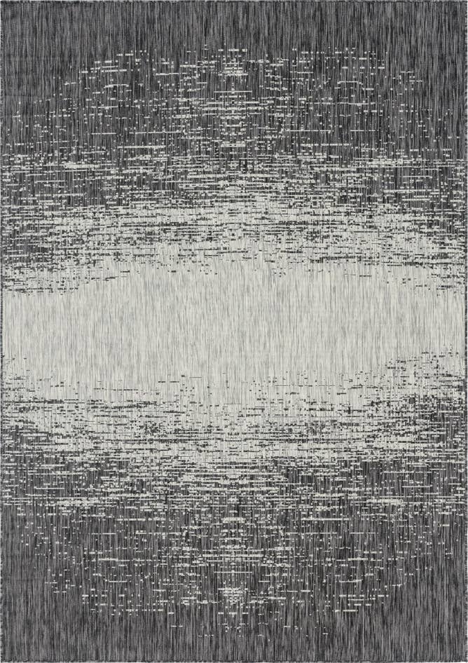 Detail image of 7' x 10' Easy-Clean Modern Indoor / Outdoor Rug