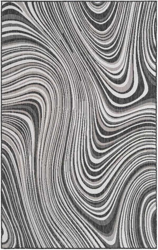 Detail image of 7' x 10' Easy-Clean Modern Indoor / Outdoor Rug