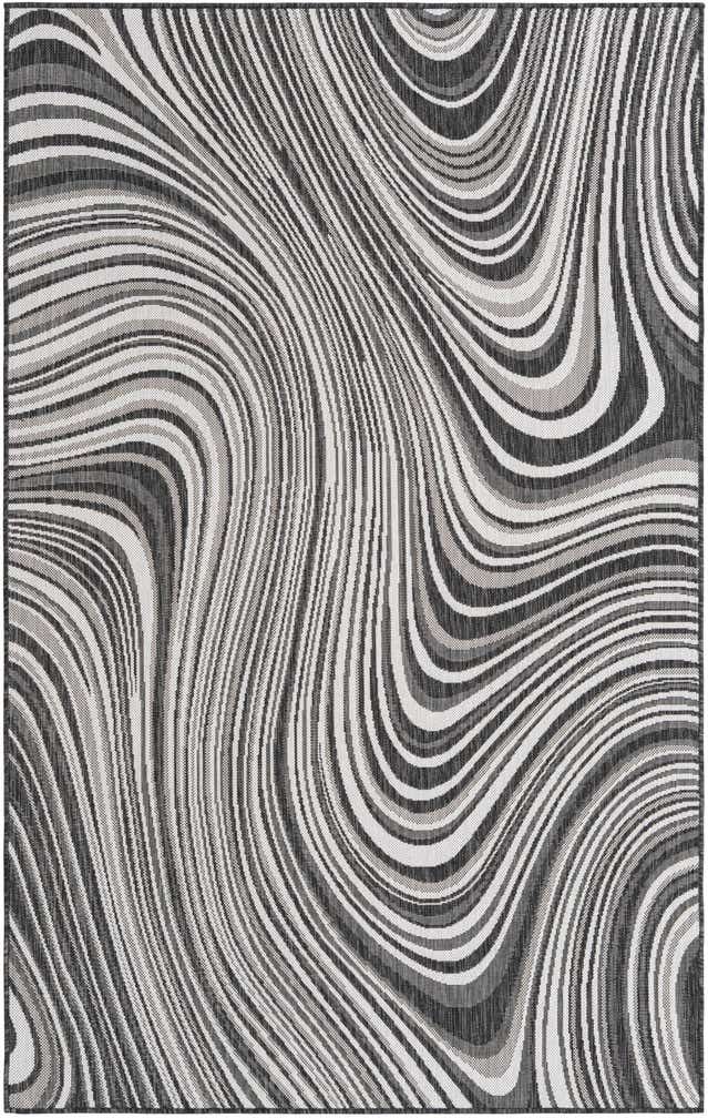 6' x 9' Easy-Clean Modern Indoor / Outdoor Rug