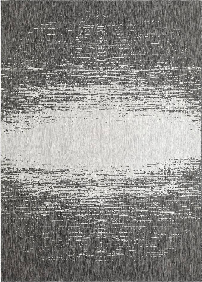 Detail image of 10' x 14' Easy-Clean Modern Indoor / Outdoor Rug