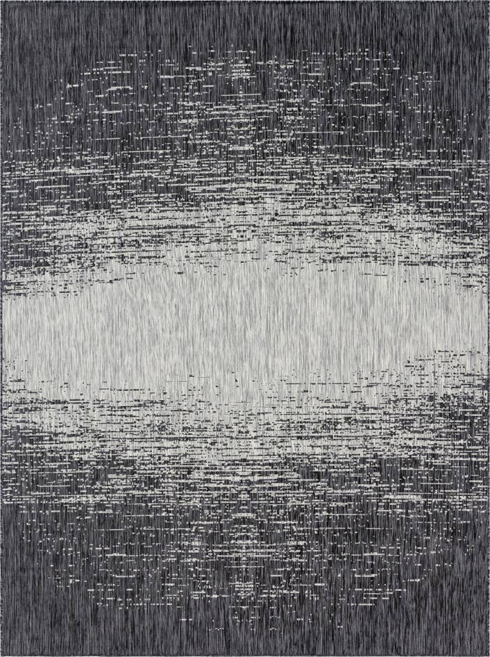 Detail image of 10' x 13' Easy-Clean Modern Indoor / Outdoor Rug