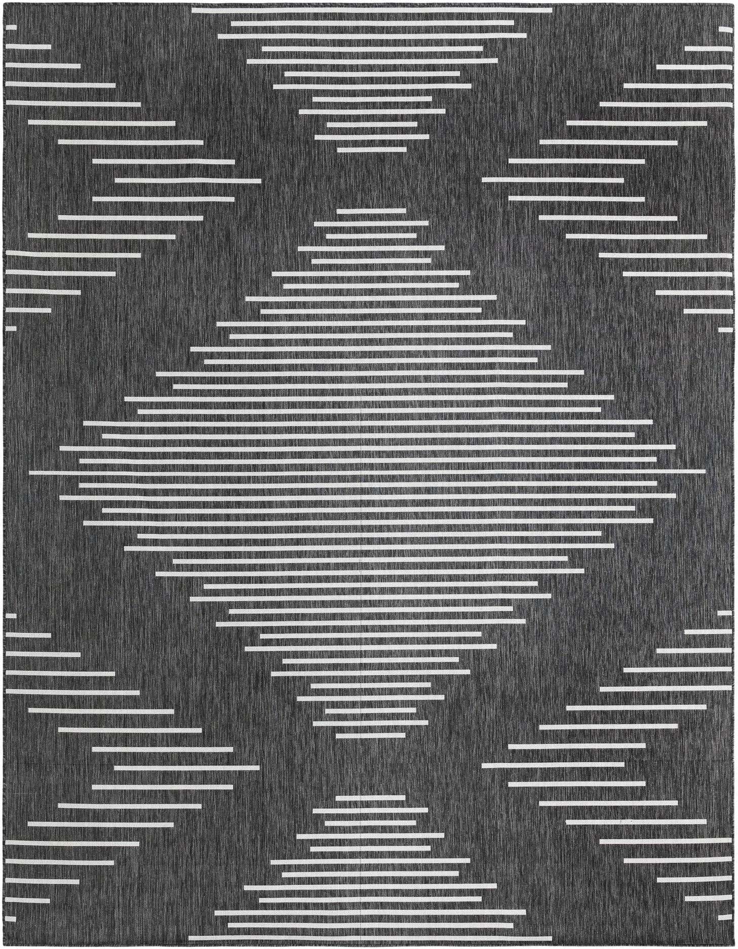 10' x 13' Easy-Clean Modern Indoor / Outdoor Rug