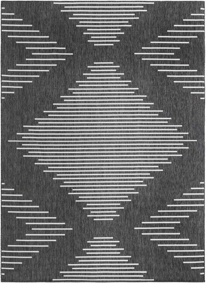 10' x 13' Easy-Clean Modern Indoor / Outdoor Rug