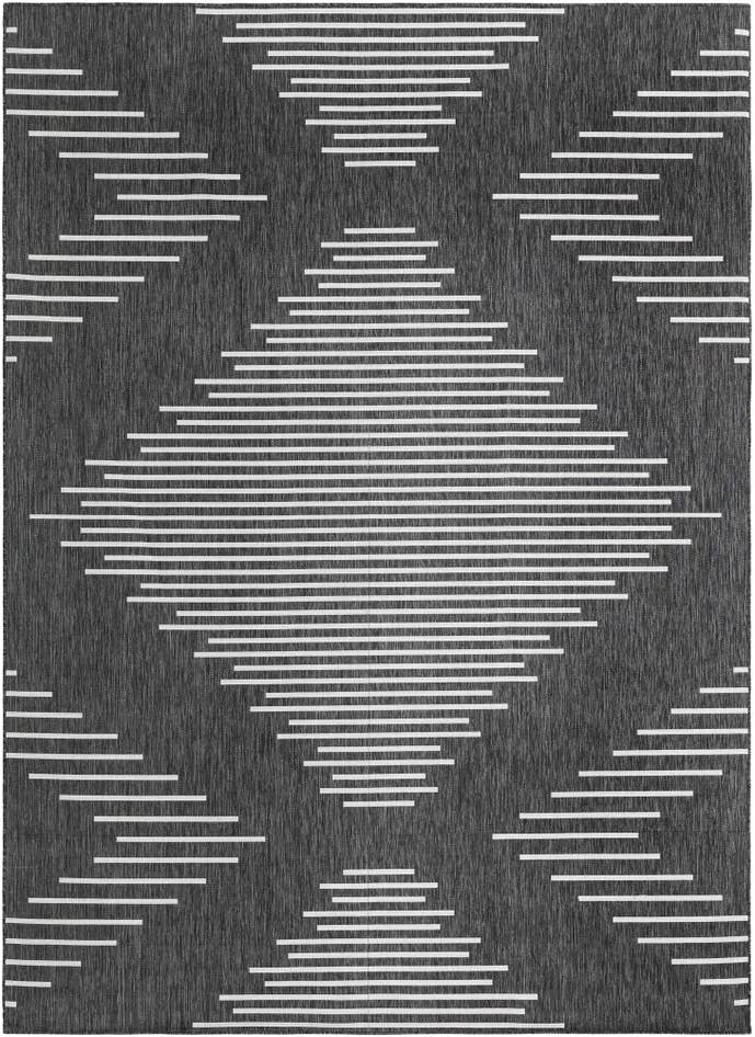 Detail image of 10' x 13' Easy-Clean Modern Indoor / Outdoor Rug