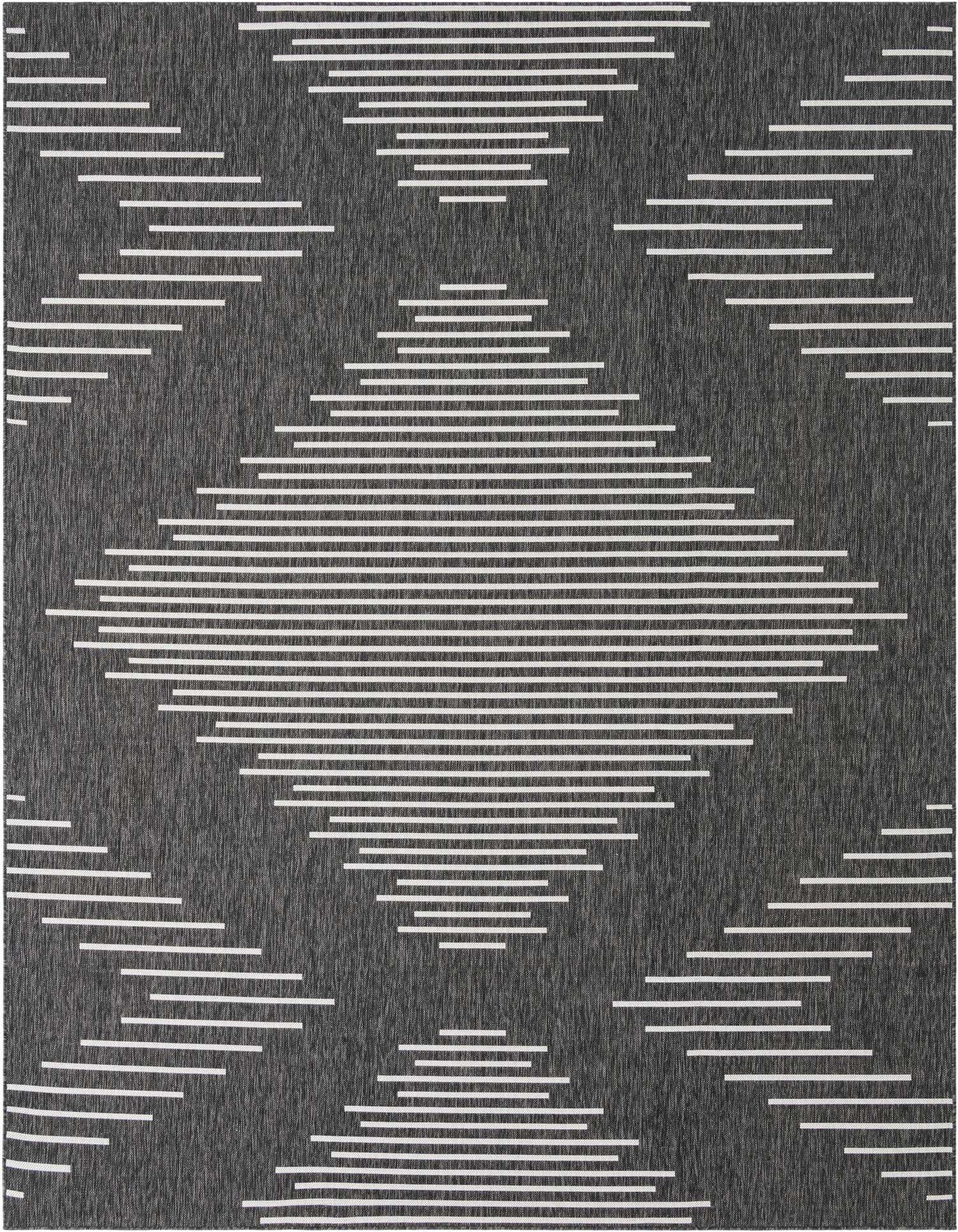 9' x 12' Easy-Clean Modern Indoor / Outdoor Rug