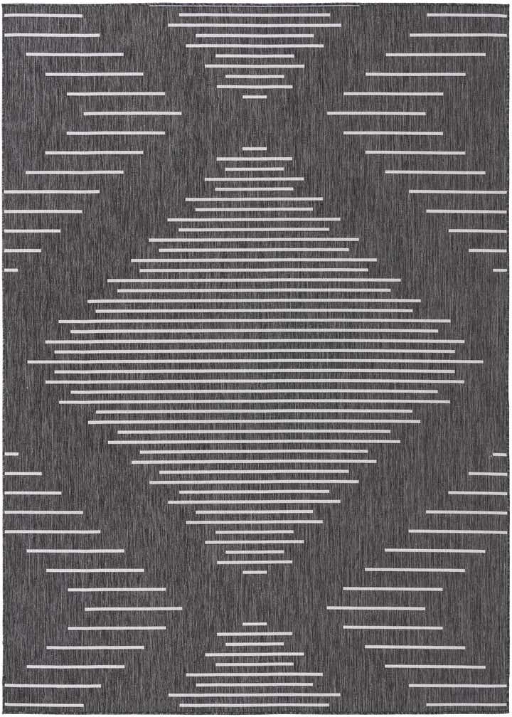 7' 10 x 10' Easy-Clean Modern Indoor / Outdoor Rug