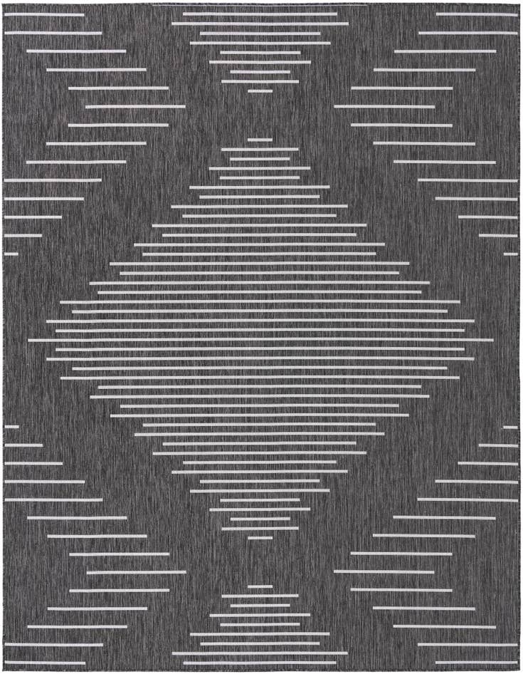Detail image of 7' 10 x 10' Easy-Clean Modern Indoor / Outdoor Rug
