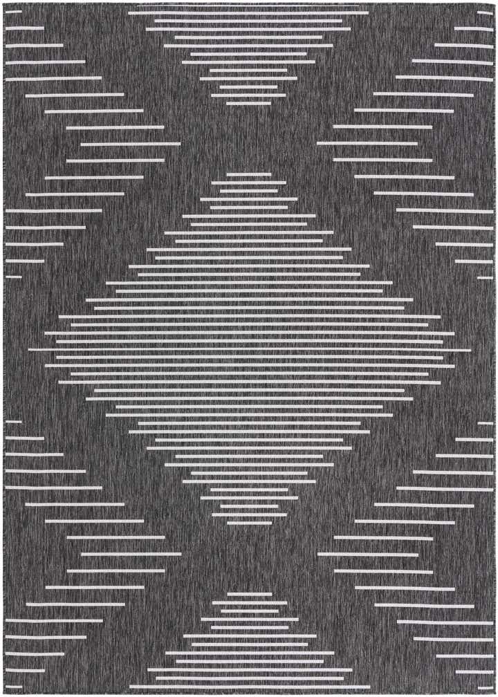 7' x 10' Easy-Clean Modern Indoor / Outdoor Rug