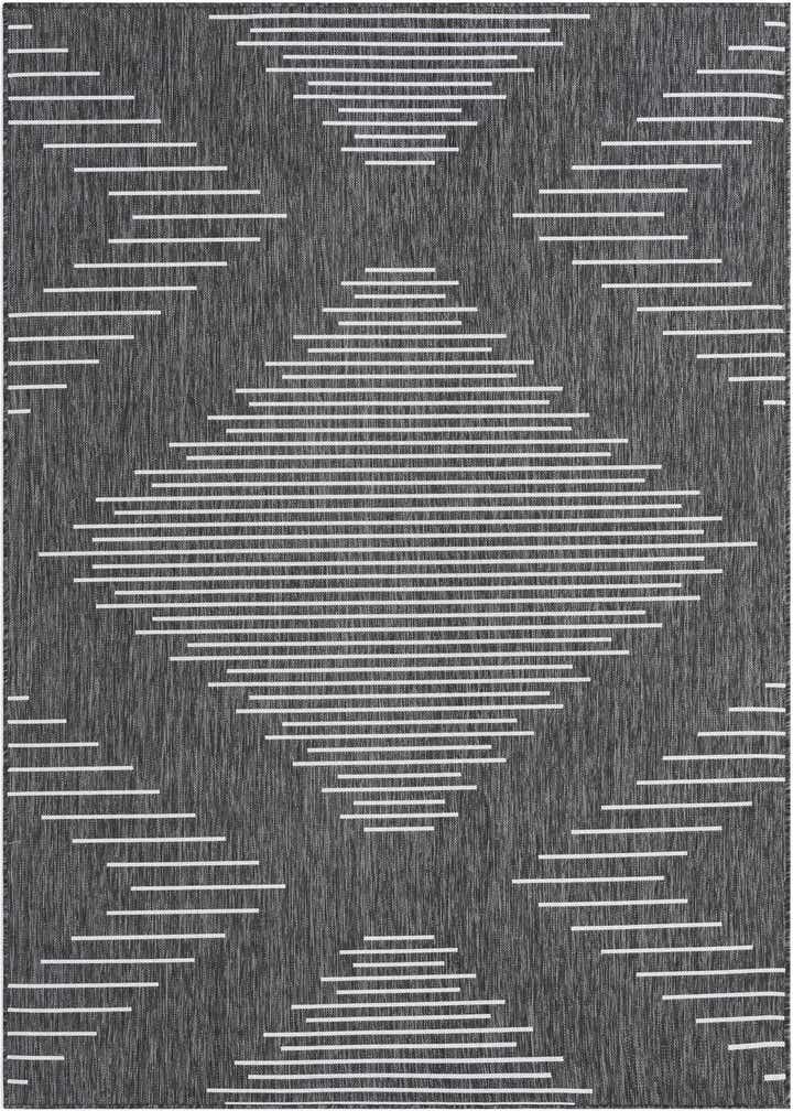 6' x 9' Easy-Clean Modern Indoor / Outdoor Rug