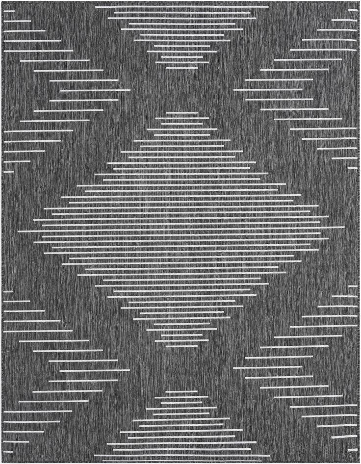 Detail image of 6' x 9' Easy-Clean Modern Indoor / Outdoor Rug