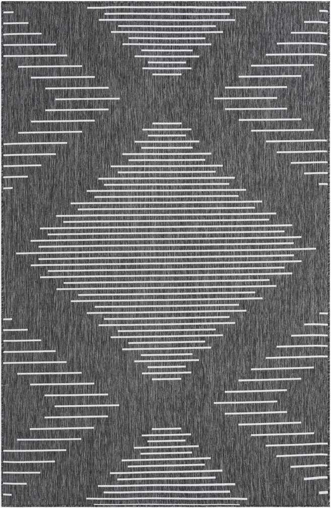 6' x 9' Easy-Clean Modern Indoor / Outdoor Rug