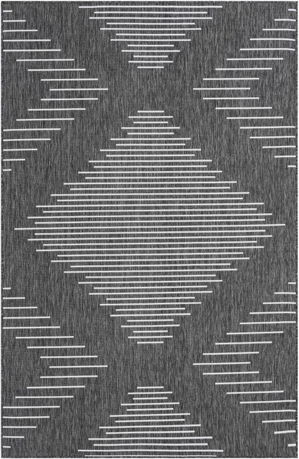 Detail image of 6' x 9' Easy-Clean Modern Indoor / Outdoor Rug