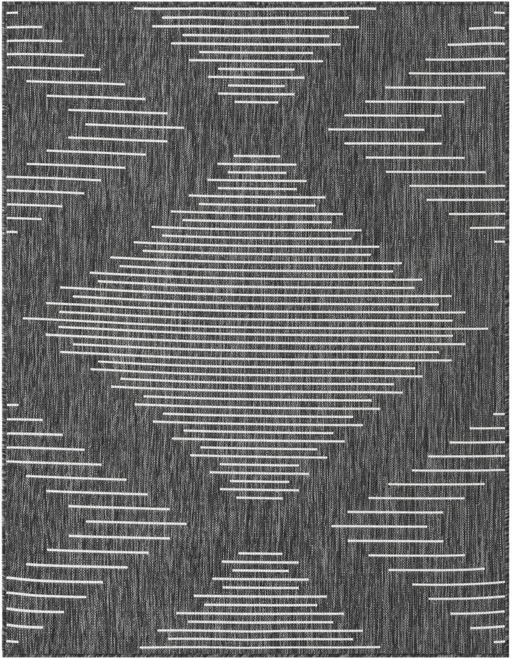 Detail image of 4' x 6' Easy-Clean Modern Indoor / Outdoor Rug