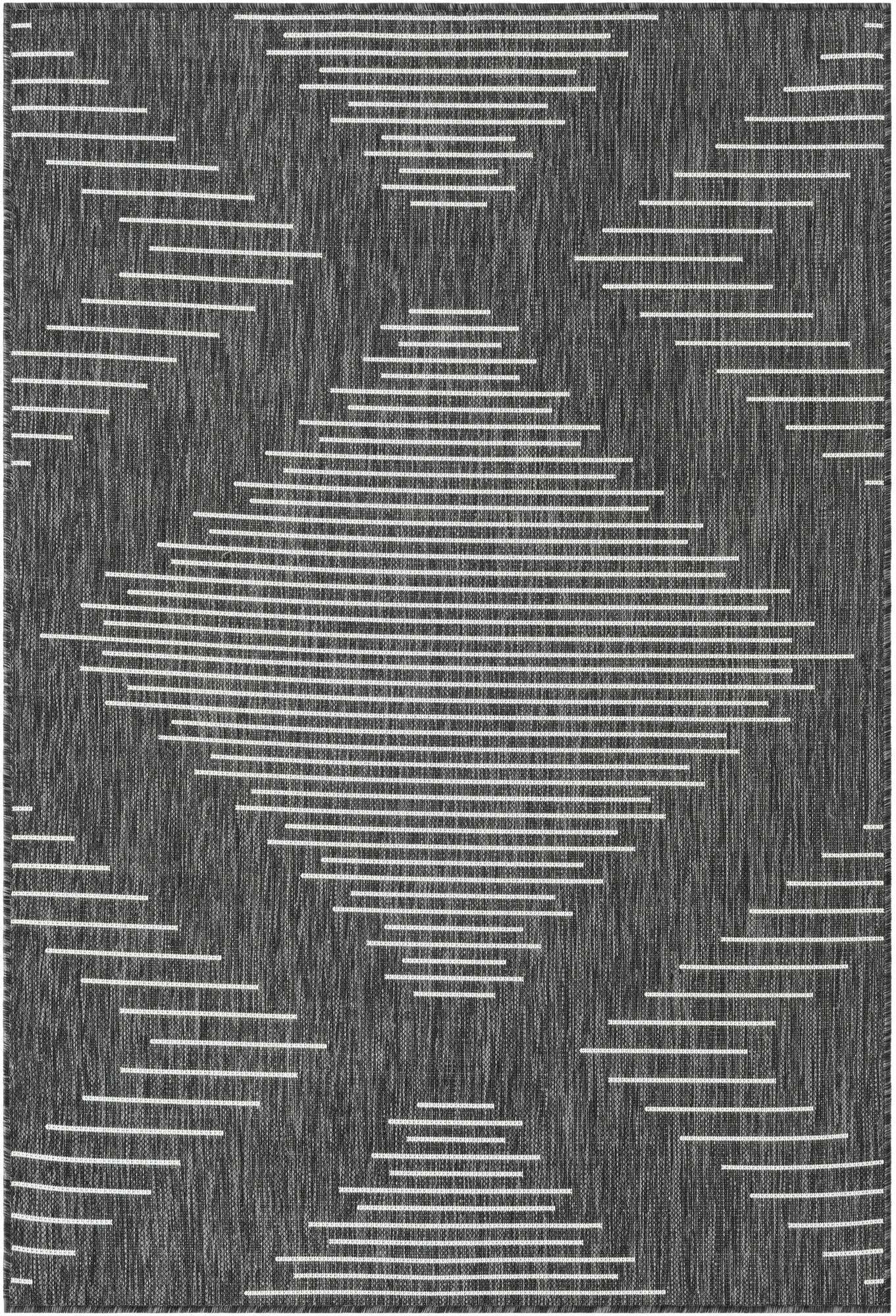4' x 6' Easy-Clean Modern Indoor / Outdoor Rug