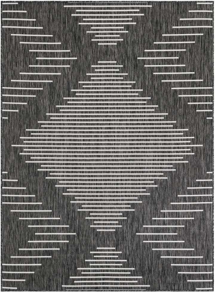 5' 3 x 7' Easy-Clean Modern Indoor / Outdoor Rug