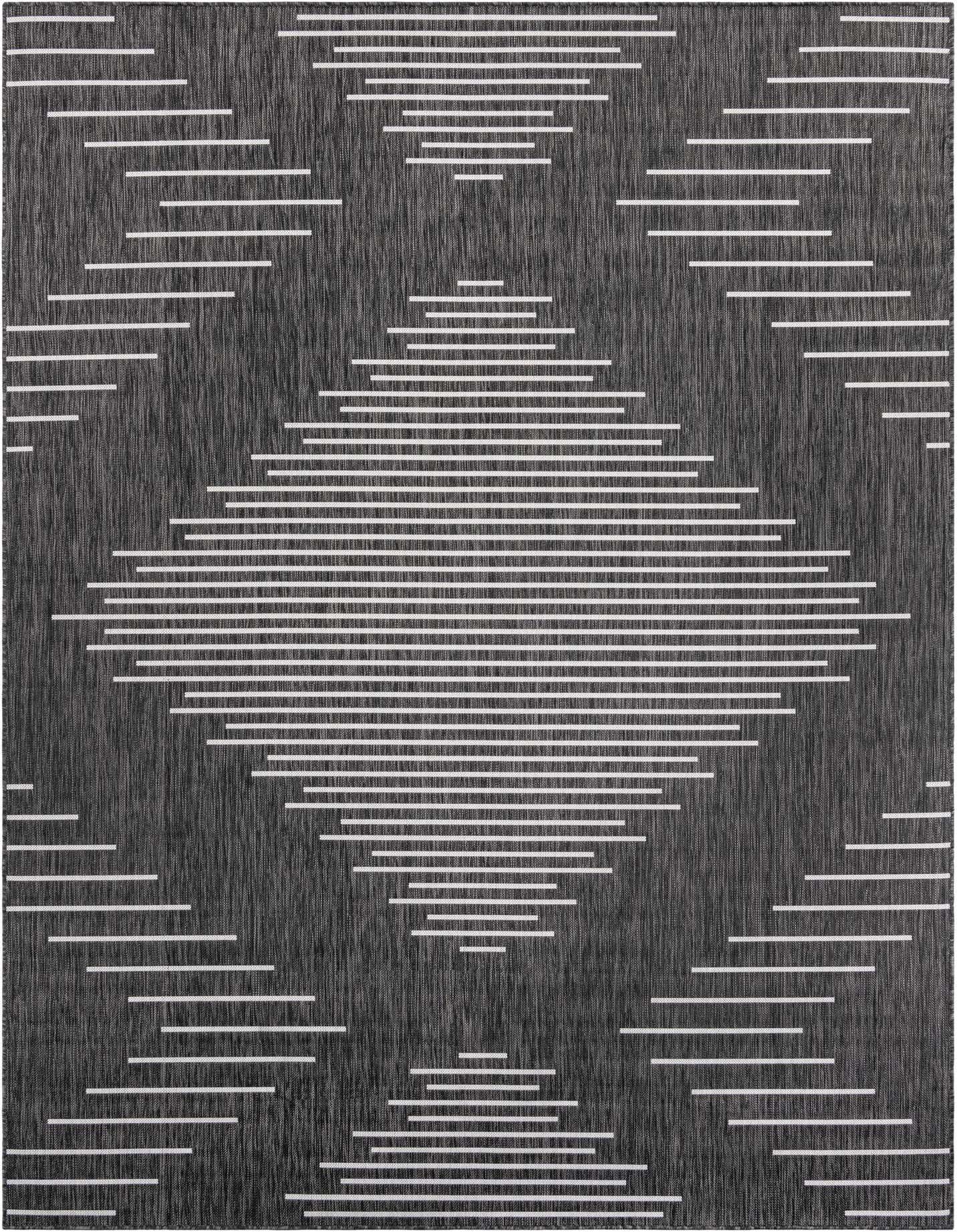 7' 10 x 11' Easy-Clean Modern Indoor / Outdoor Rug