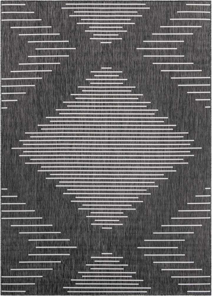 7' 10 x 11' Easy-Clean Modern Indoor / Outdoor Rug