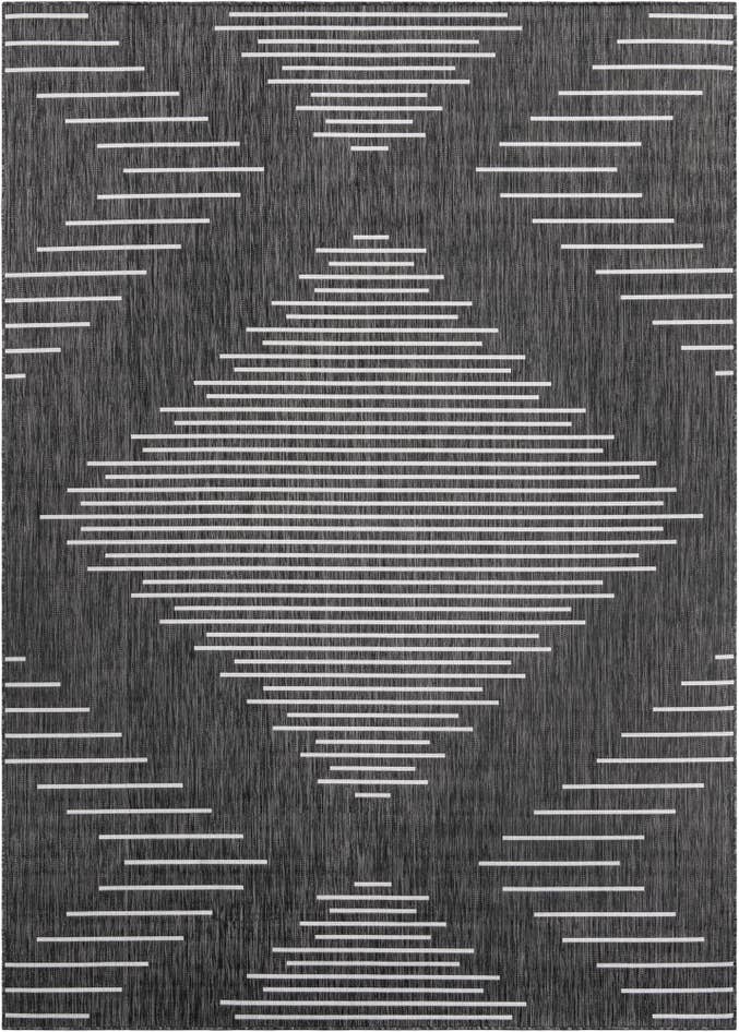 Detail image of 7' 10 x 11' Easy-Clean Modern Indoor / Outdoor Rug