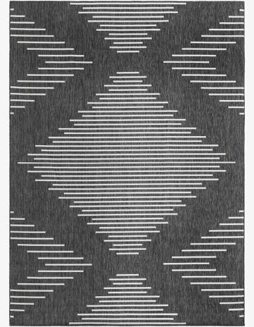 10' x 13' Easy-Clean Modern Indoor / Outdoor Rug