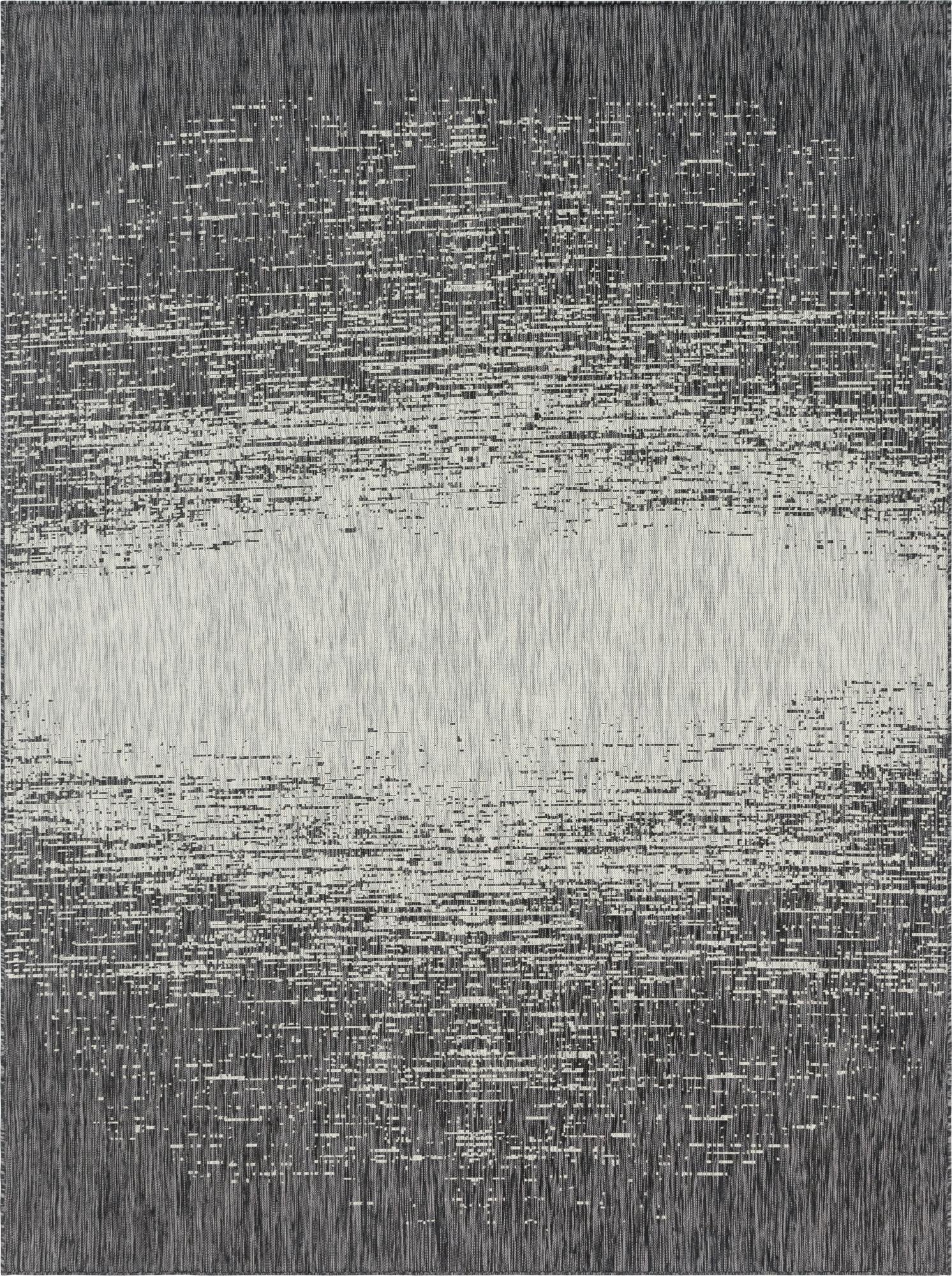 9' x 12'  Washable Modern Indoor / Outdoor Rug