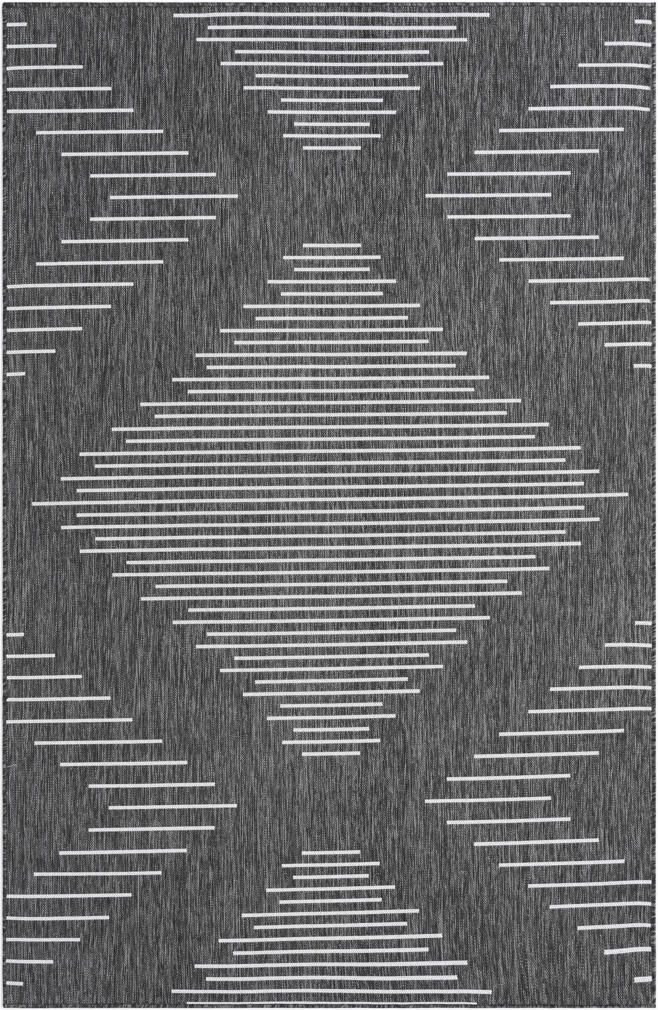 Primary image 6' x 9'  Washable Modern Indoor / Outdoor Rug