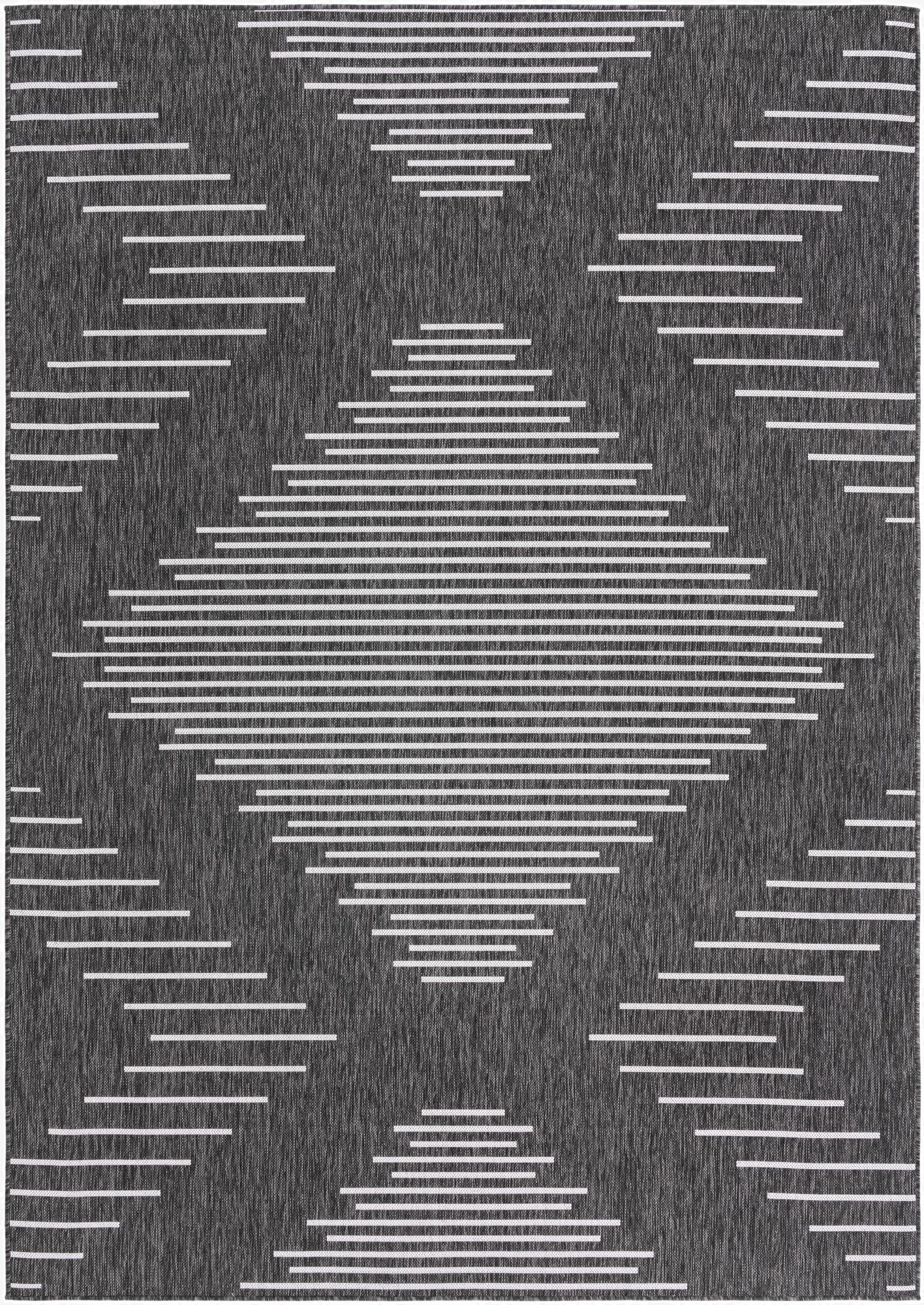 Primary image 7' x 10'  Washable Modern Indoor / Outdoor Rug