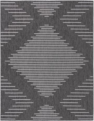 7' 10 x 10' Easy-Clean Modern Indoor / Outdoor Rug